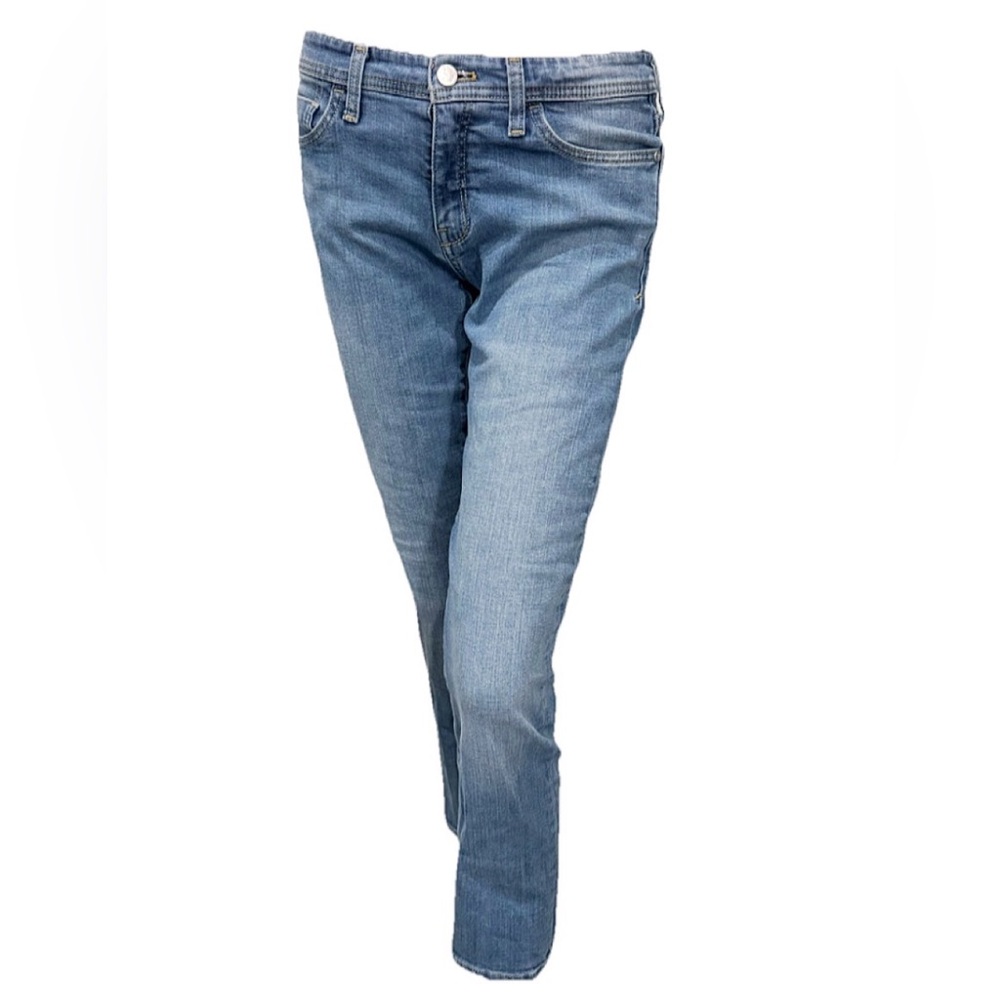 Pilcro Anthropologie Size 26 Blue Stretch Straight Leg Jeans